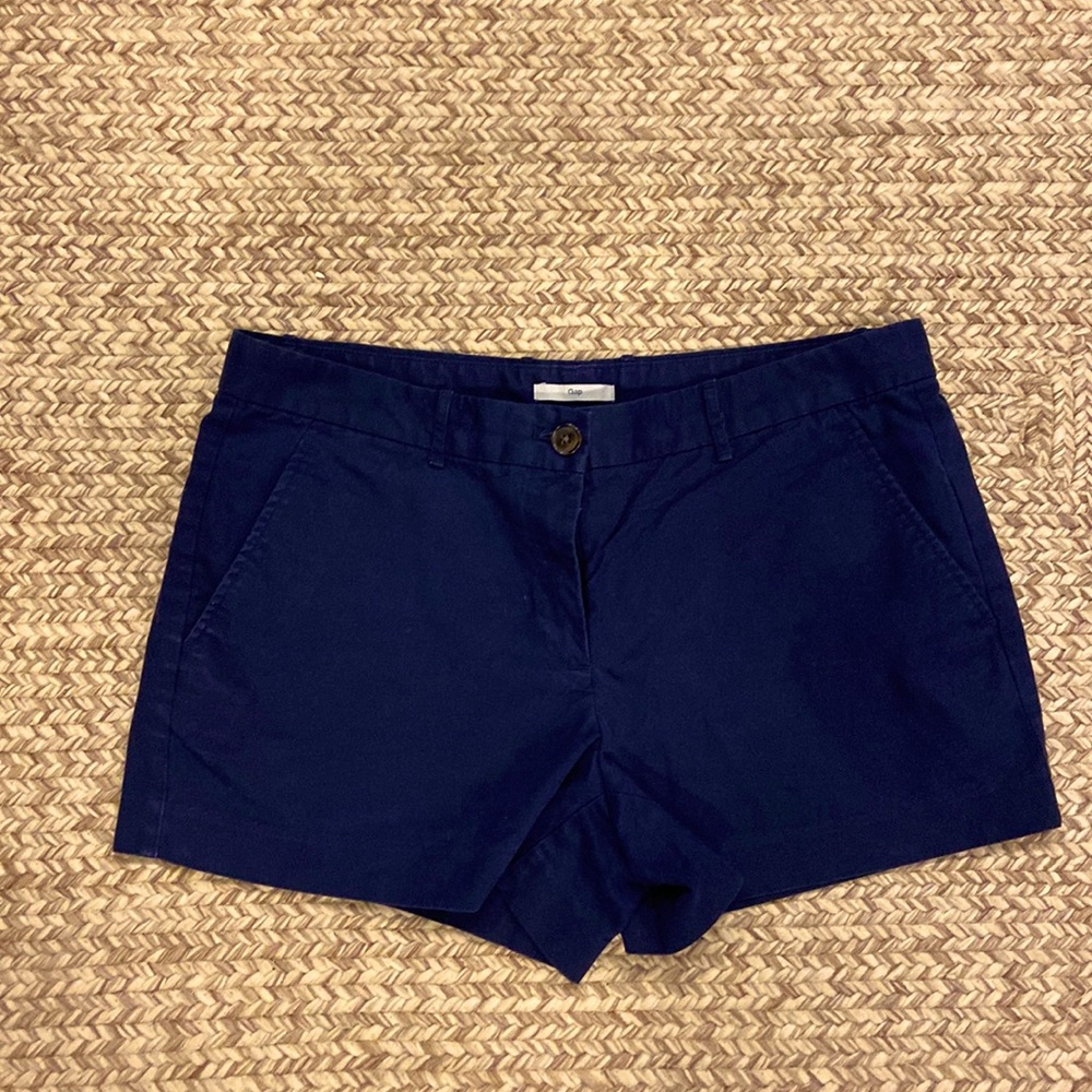 Navy blue chino short